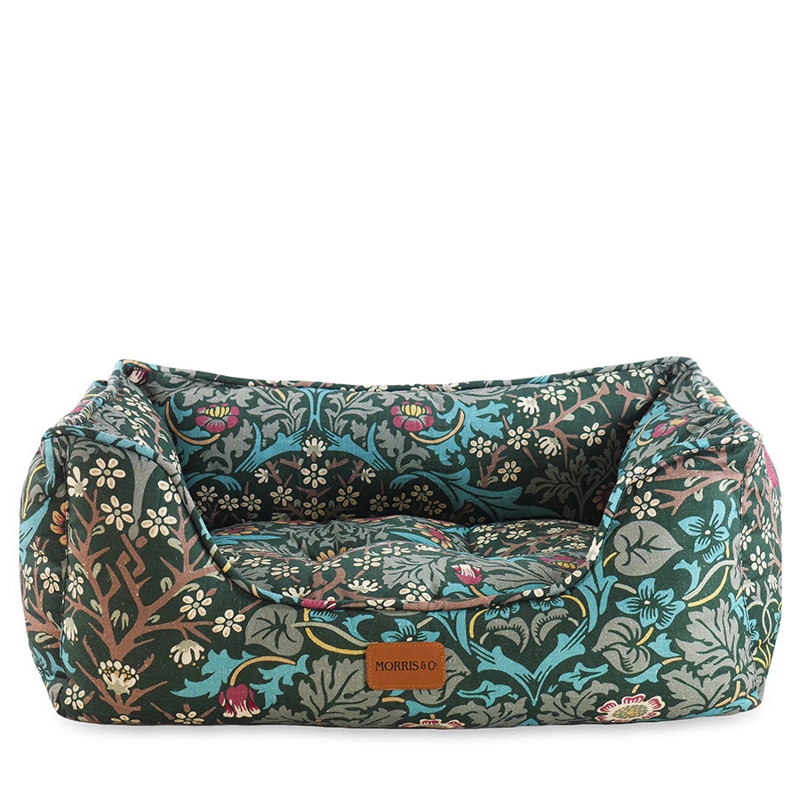 William Morris Square Dog Bed Blackthorn Print – Ormskirk Pets