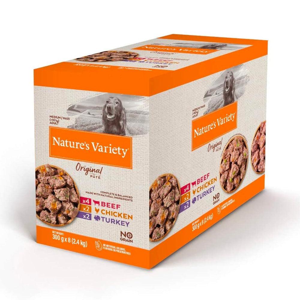 Natures Variety Pouches Original Pate Multipack 8 x 300g Ormskirk Pets