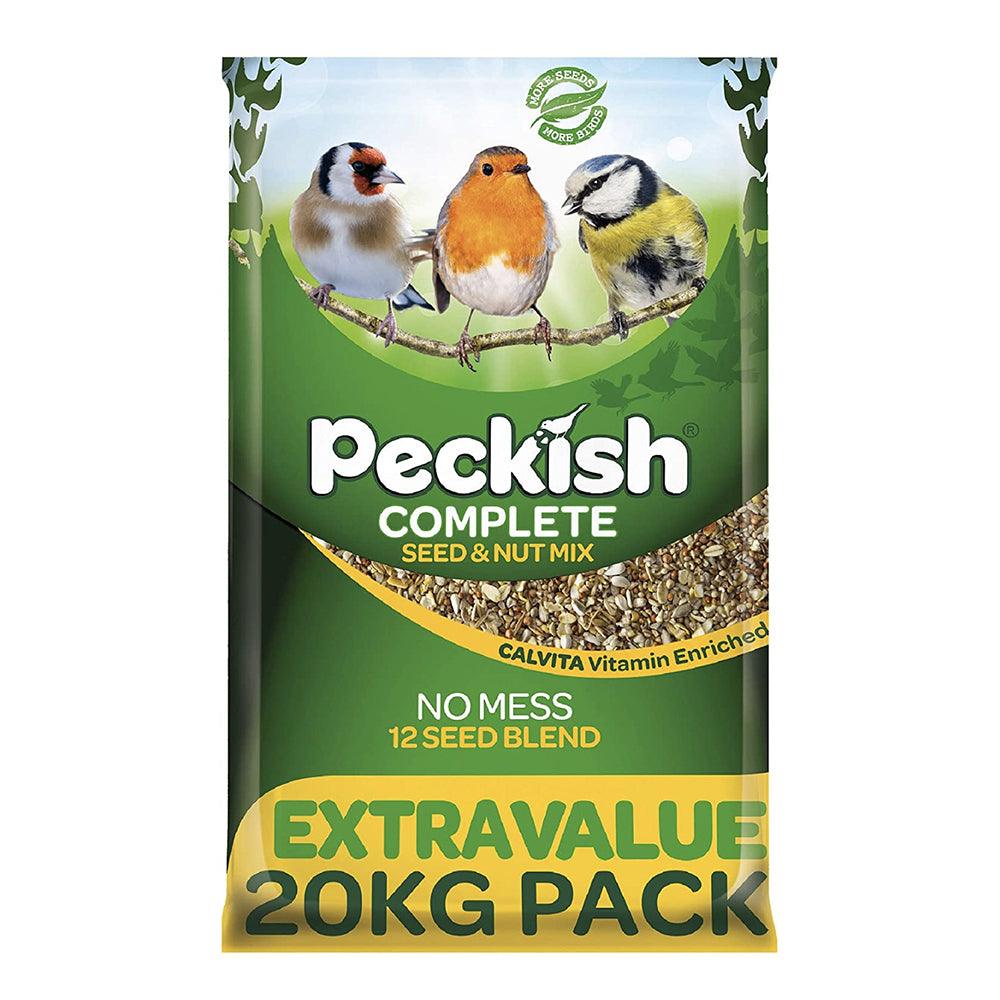 Peckish Complete Seed And Nut No Mess Wild Bird Seed Mix 20kg