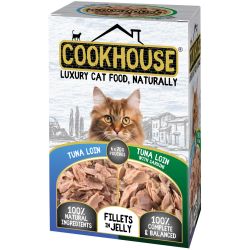 COOKHOUSE CAT FISH FILLETS IN JELLY 6 X 70G 6PK – Ormskirk Pets