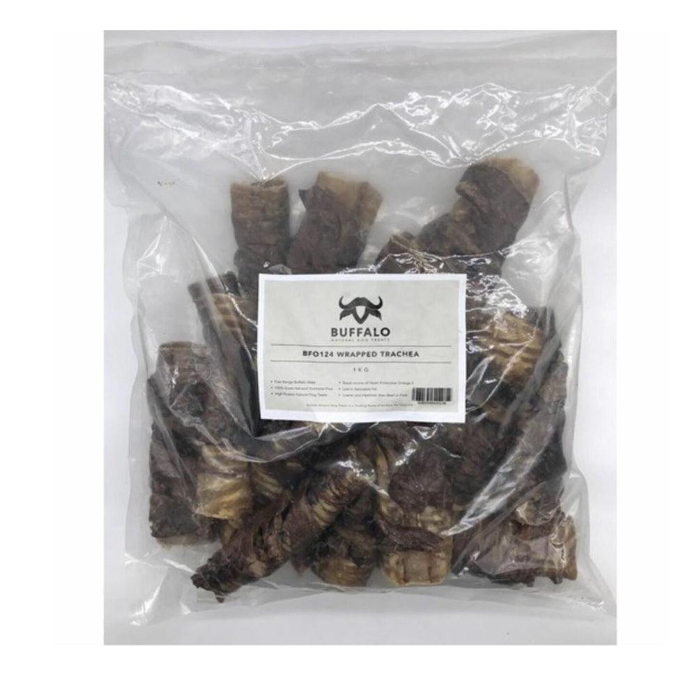 Buffalo Wrapped Trachea Natural Dog Treats 1kg Bulk Bag Ormskirk Pets